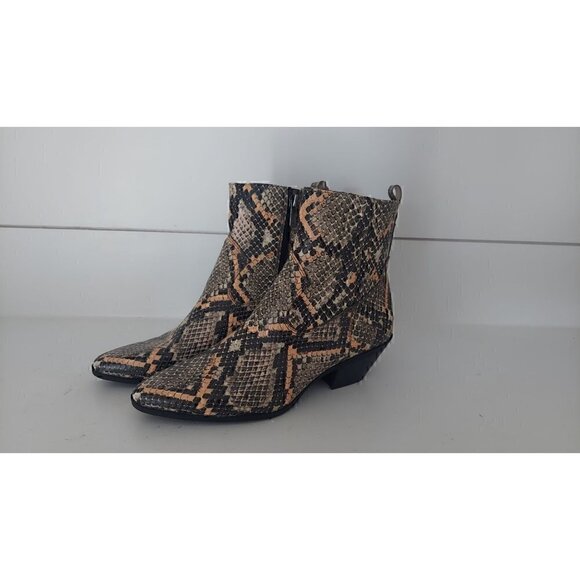 Circus NY by Sam Edelman Women's Snake Print Western Ankle Bootie/NWOB, Size 6M - Picture 1 of 12